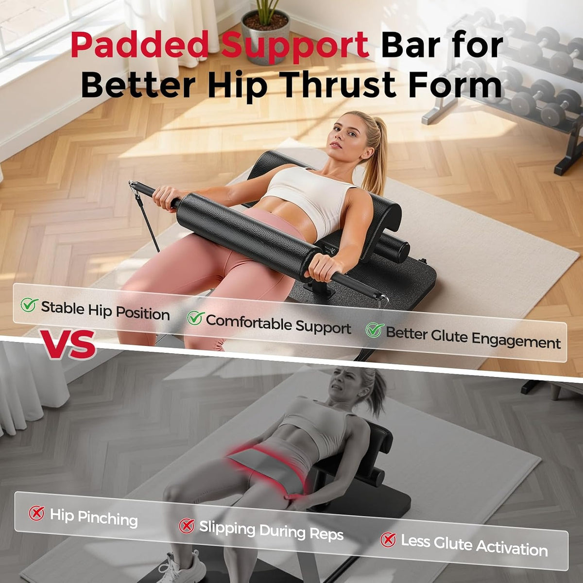 Adjustable Hip Thrust Glute Trainer
