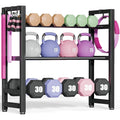 3‑Tier Adjustable Dumbbell Weight Rack