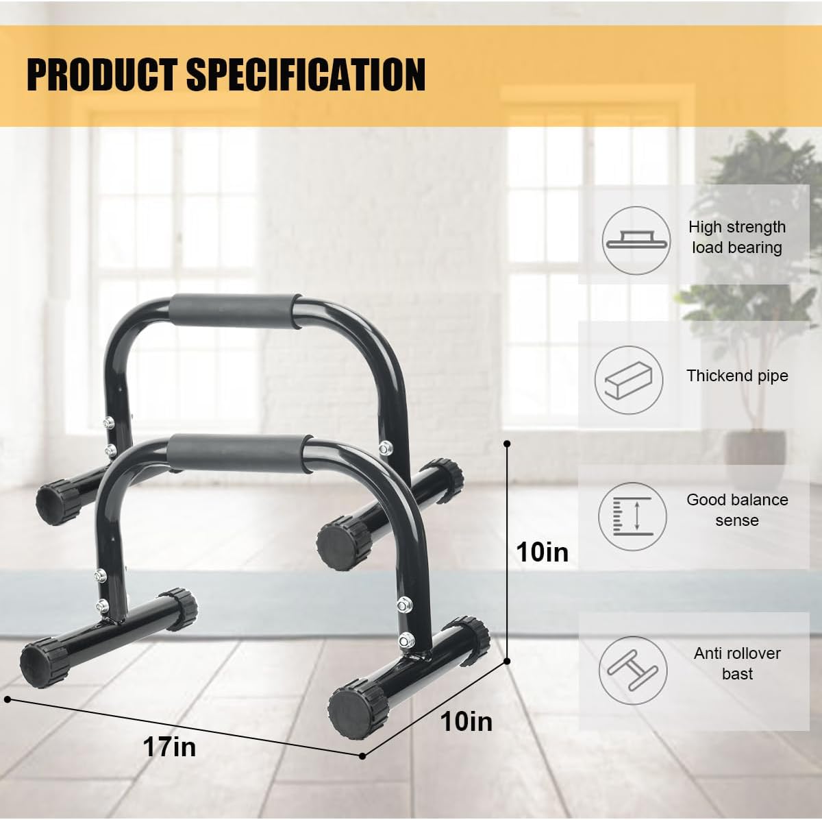 Calisthenics Parallette Push‑Up Bars