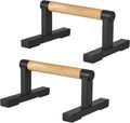 Wooden Parallettes Push‑Up Bars Pair