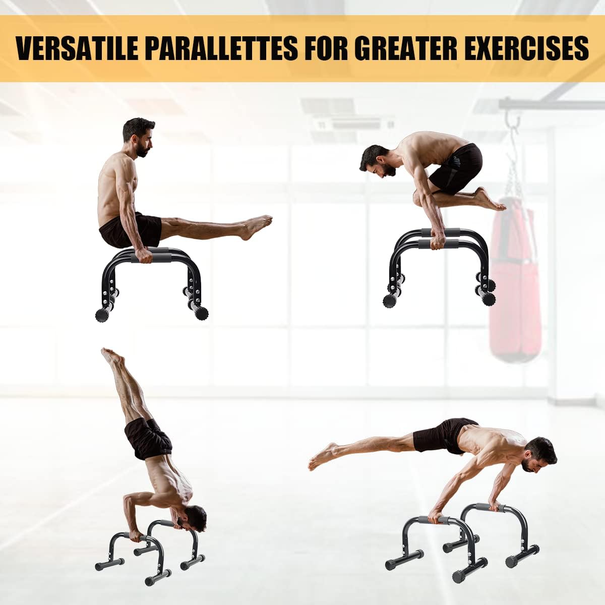 Calisthenics Parallette Push‑Up Bars