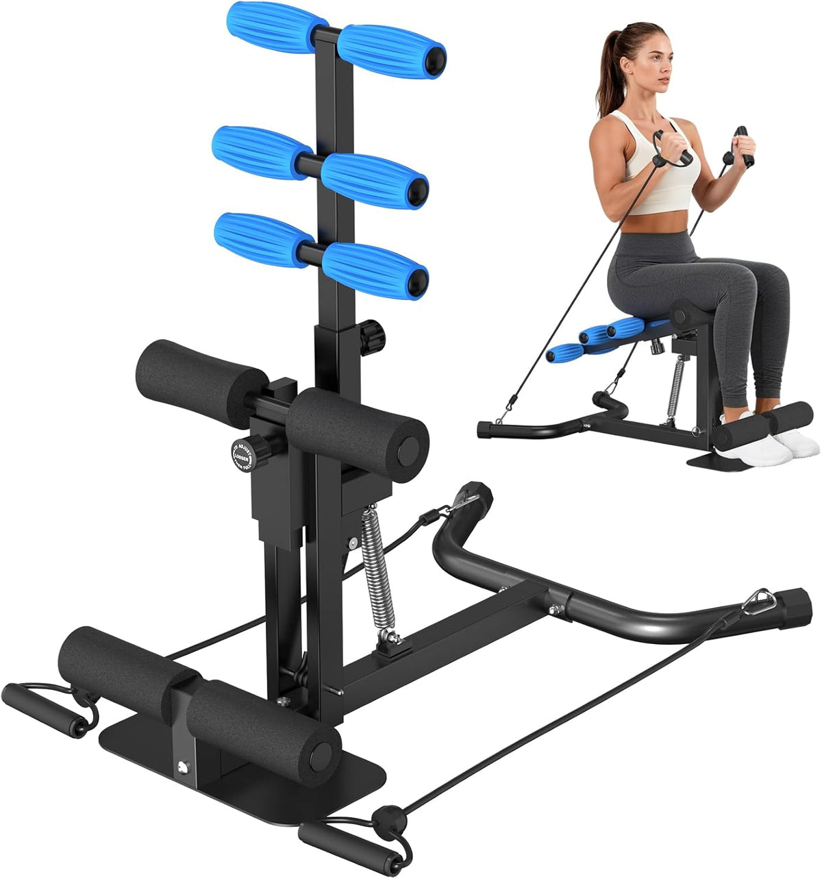 Adjustable Deep Squat Glute Machine
