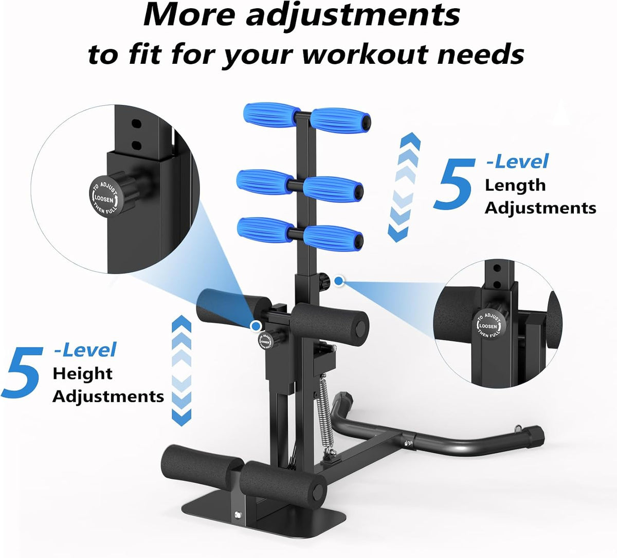 Adjustable Deep Squat Glute Machine