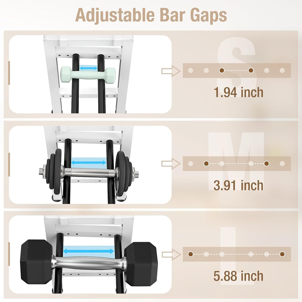 Small Adjustable Dumbbell Weight Rack