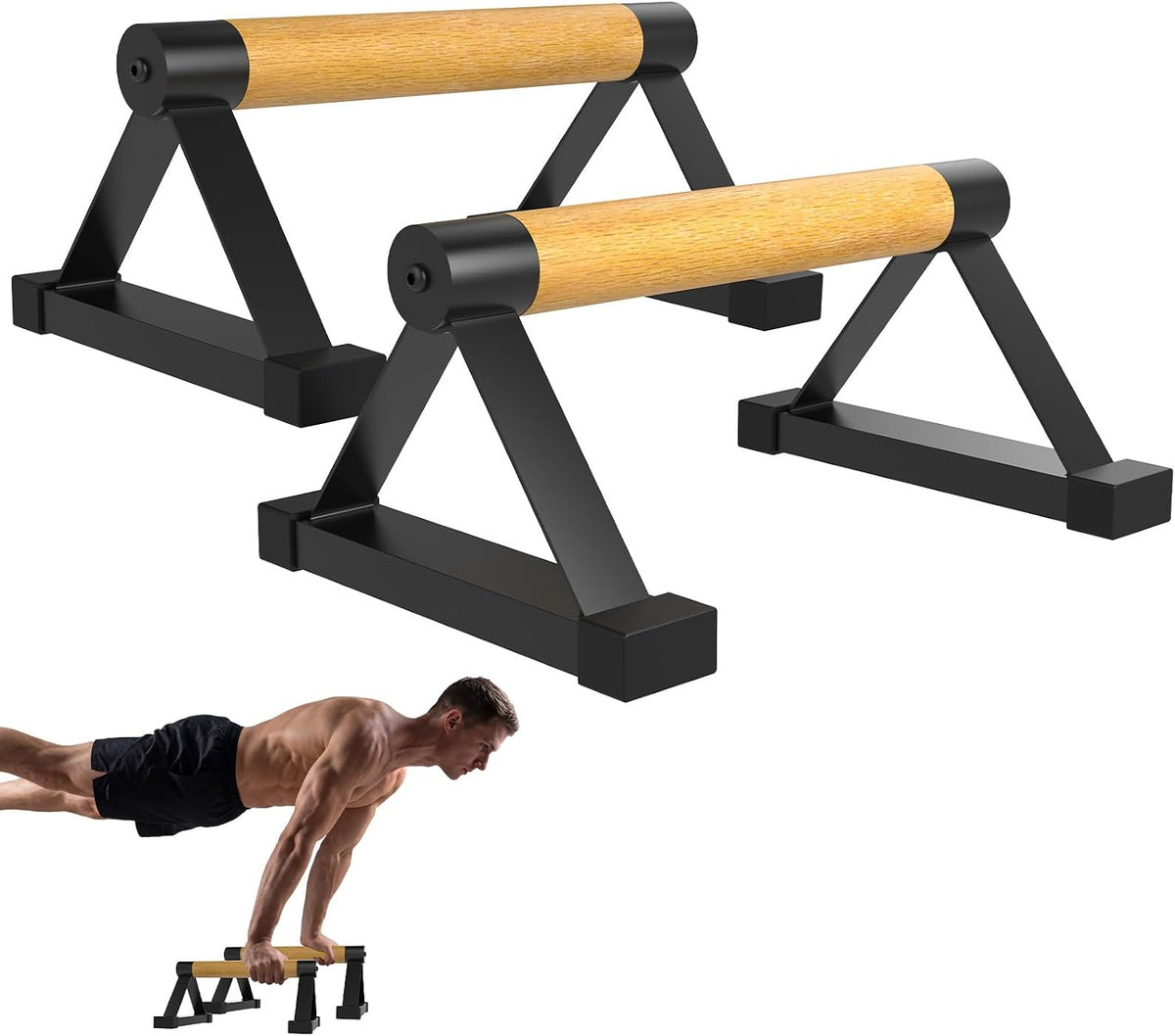 Wooden Calisthenics Parallettes Bars
