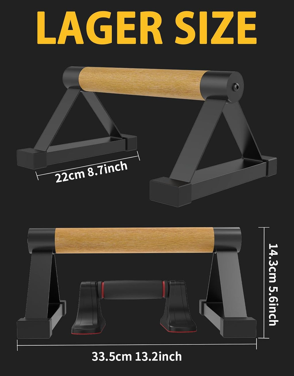 Wooden Calisthenics Parallettes Bars