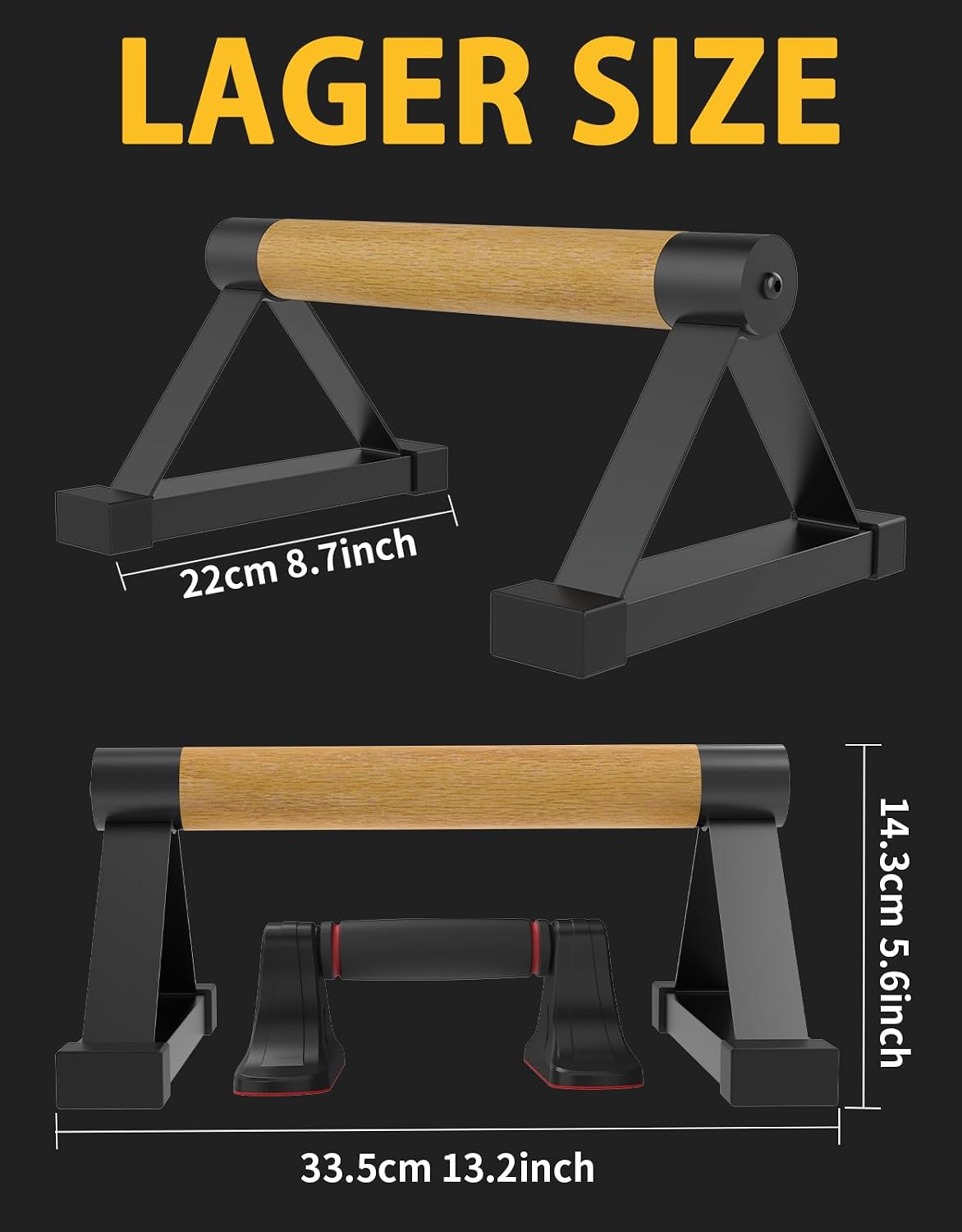 Wooden Calisthenics Parallettes Bars