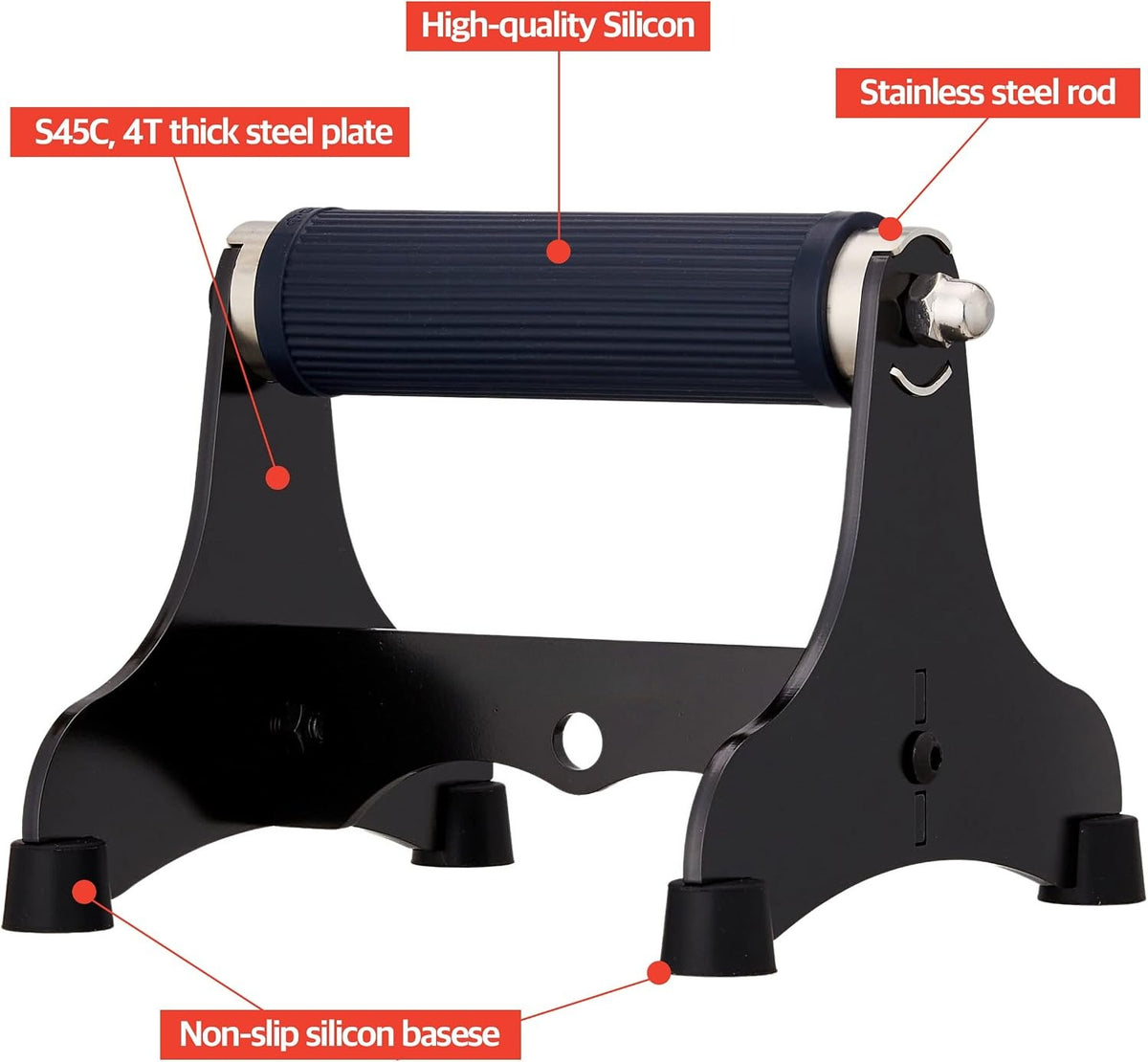 Metal Push‑Up Bars Workout Stands