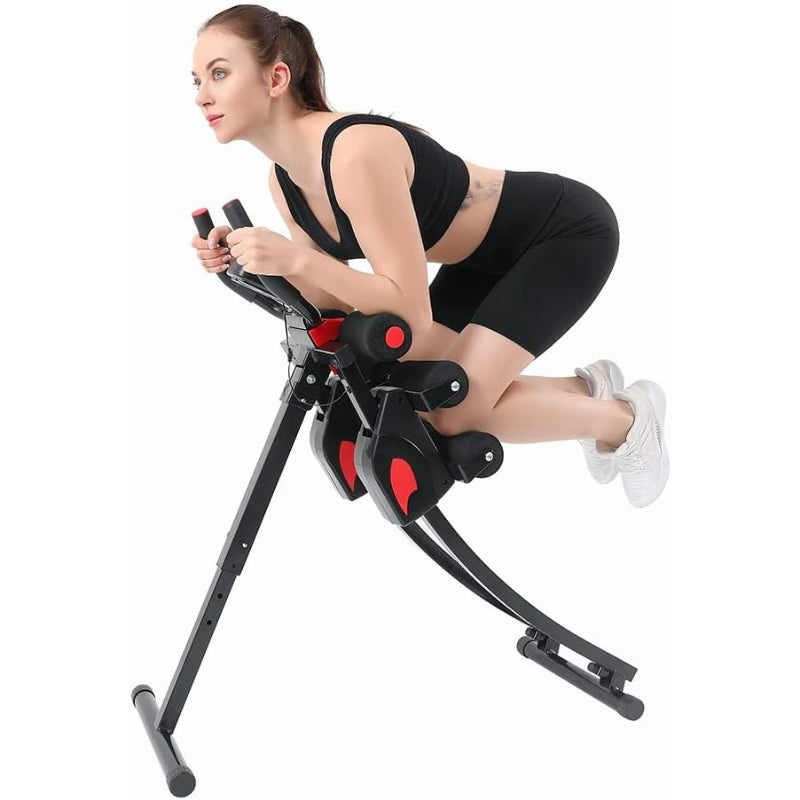 Height‑Adjustable Foldable Ab Trainer