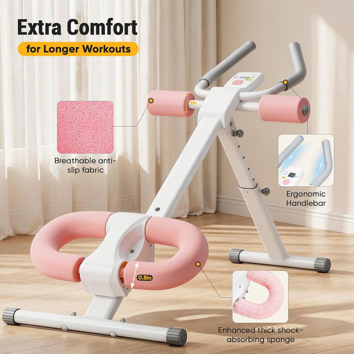 Adjustable Foldable Ab Workout Machine