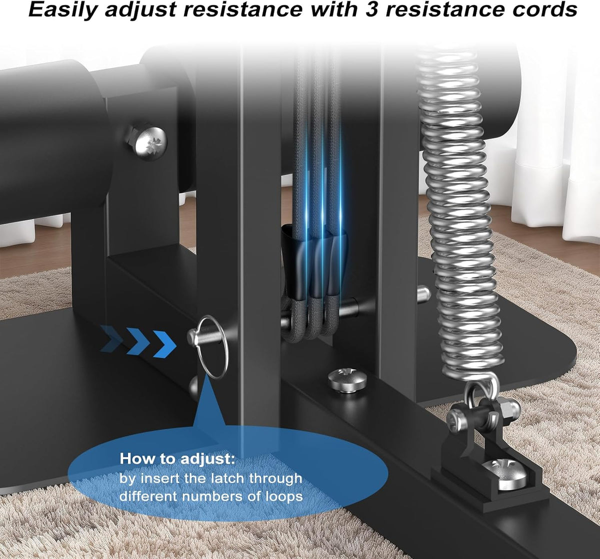 Adjustable Deep Squat Glute Machine