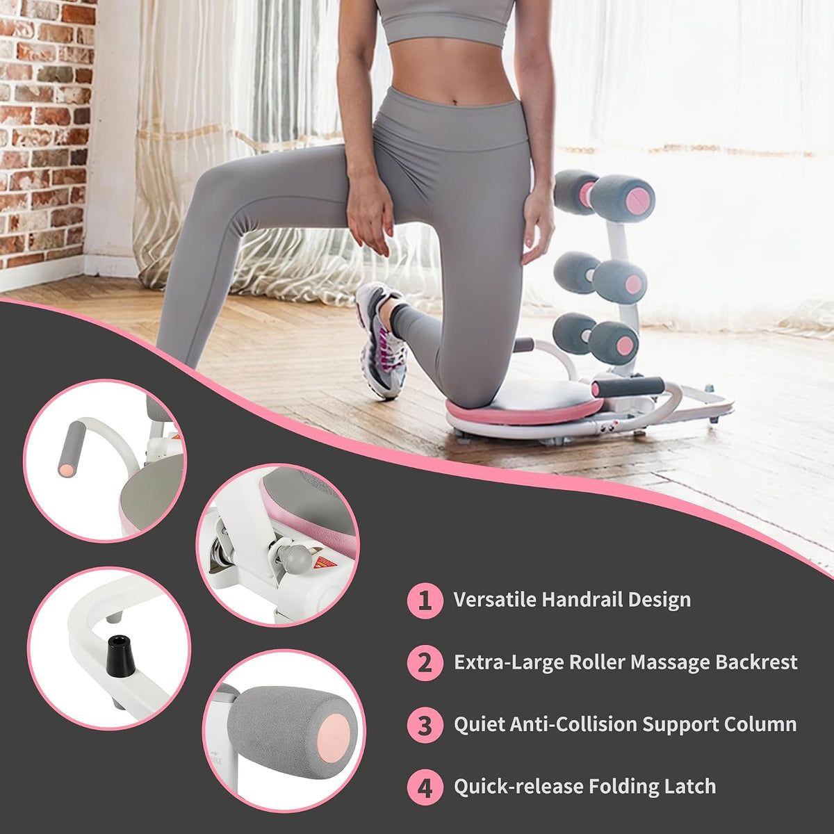Foldable Adjustable Core Ab Trainer