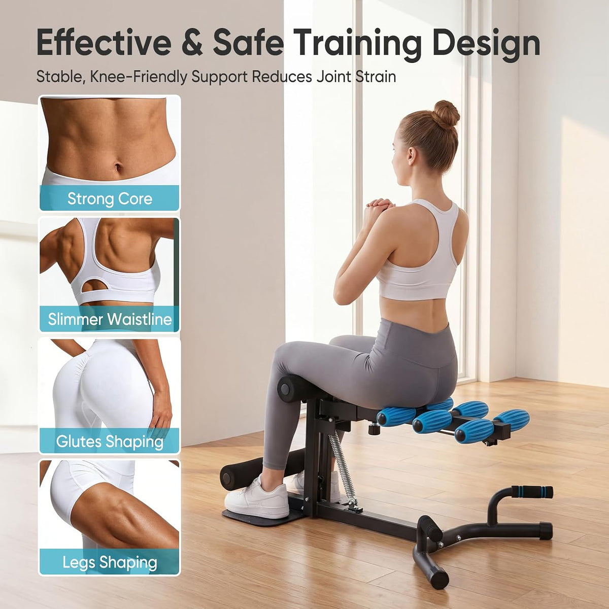 Adjustable Deep Squat Trainer Machine