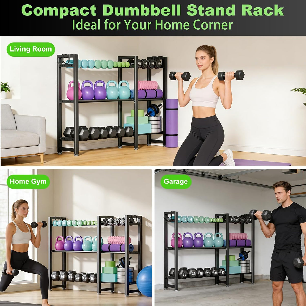 Gym Weight Storage Rack