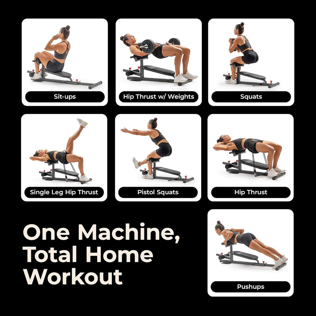 Multifunctional Hip Thrust Glute Trainer