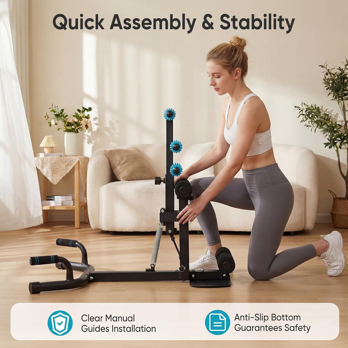 Adjustable Deep Squat Trainer Machine