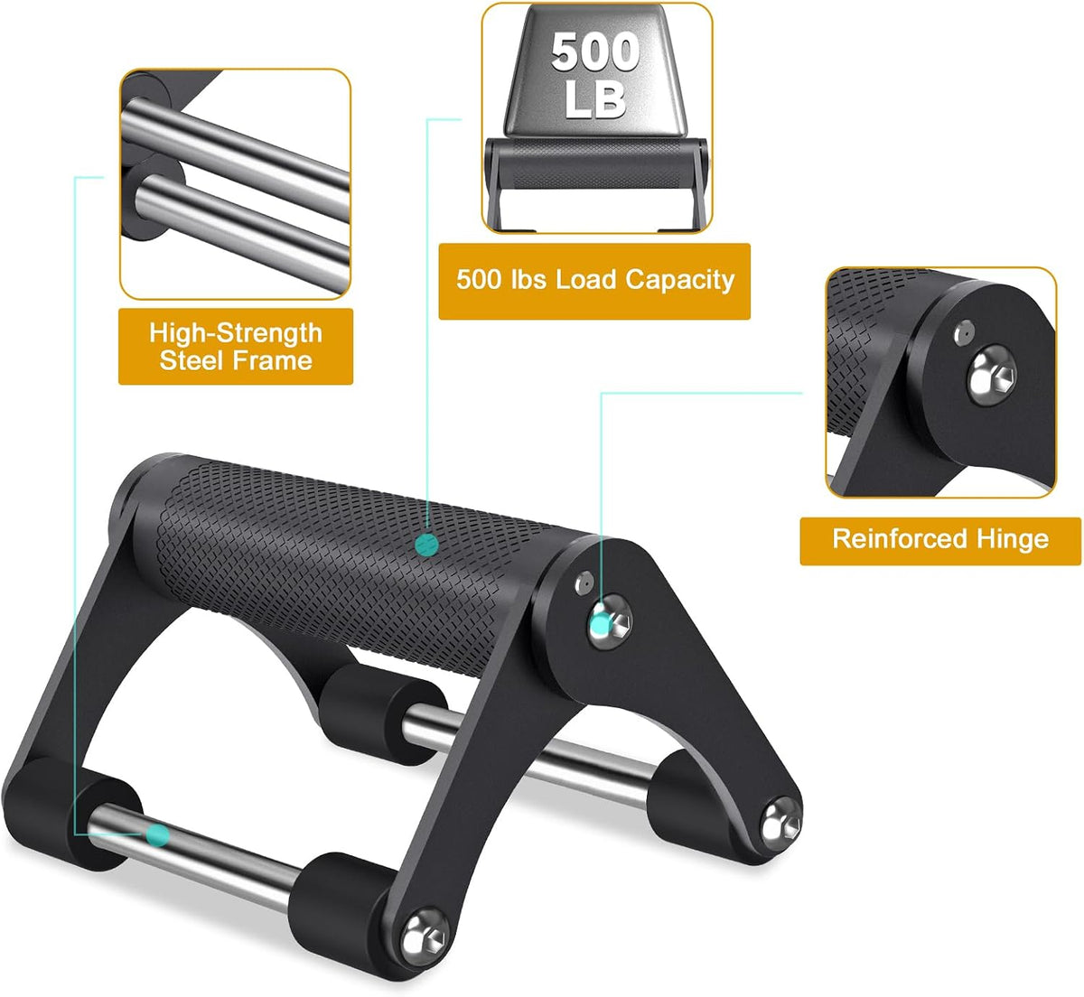 Foldable Portable Push‑Up Bars