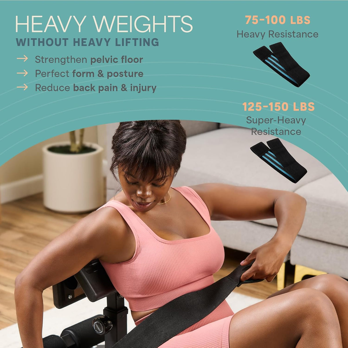 Foldable Hip Thrust Sissy Squat Machine