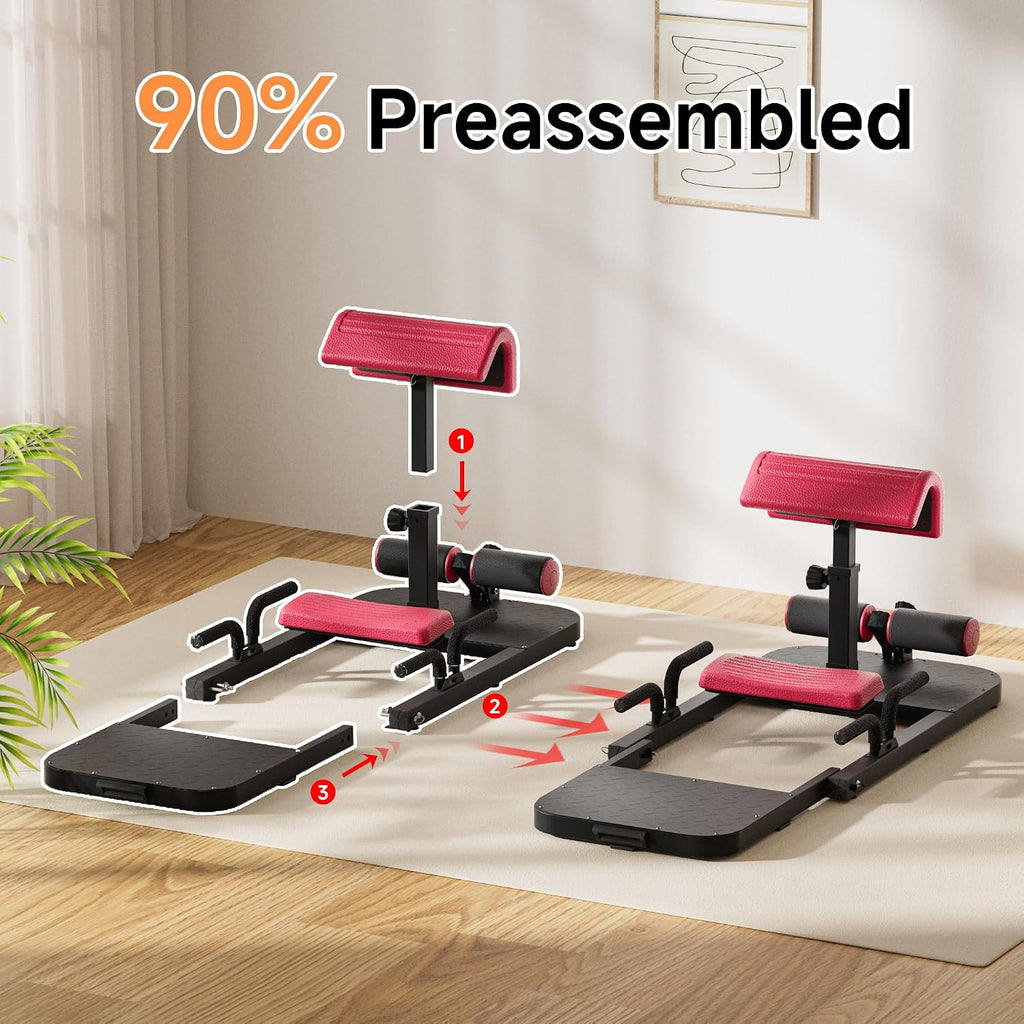 Multi‑Function Hip Thrust Squat Machine