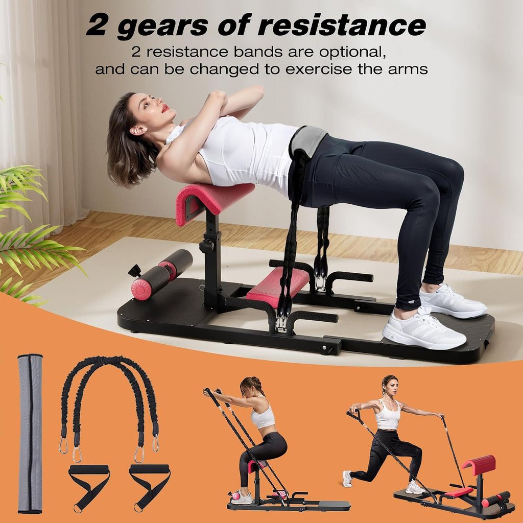 Multi‑Function Hip Thrust Squat Machine