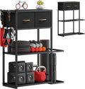 4‑Tier Adjustable Gym Storage Rack