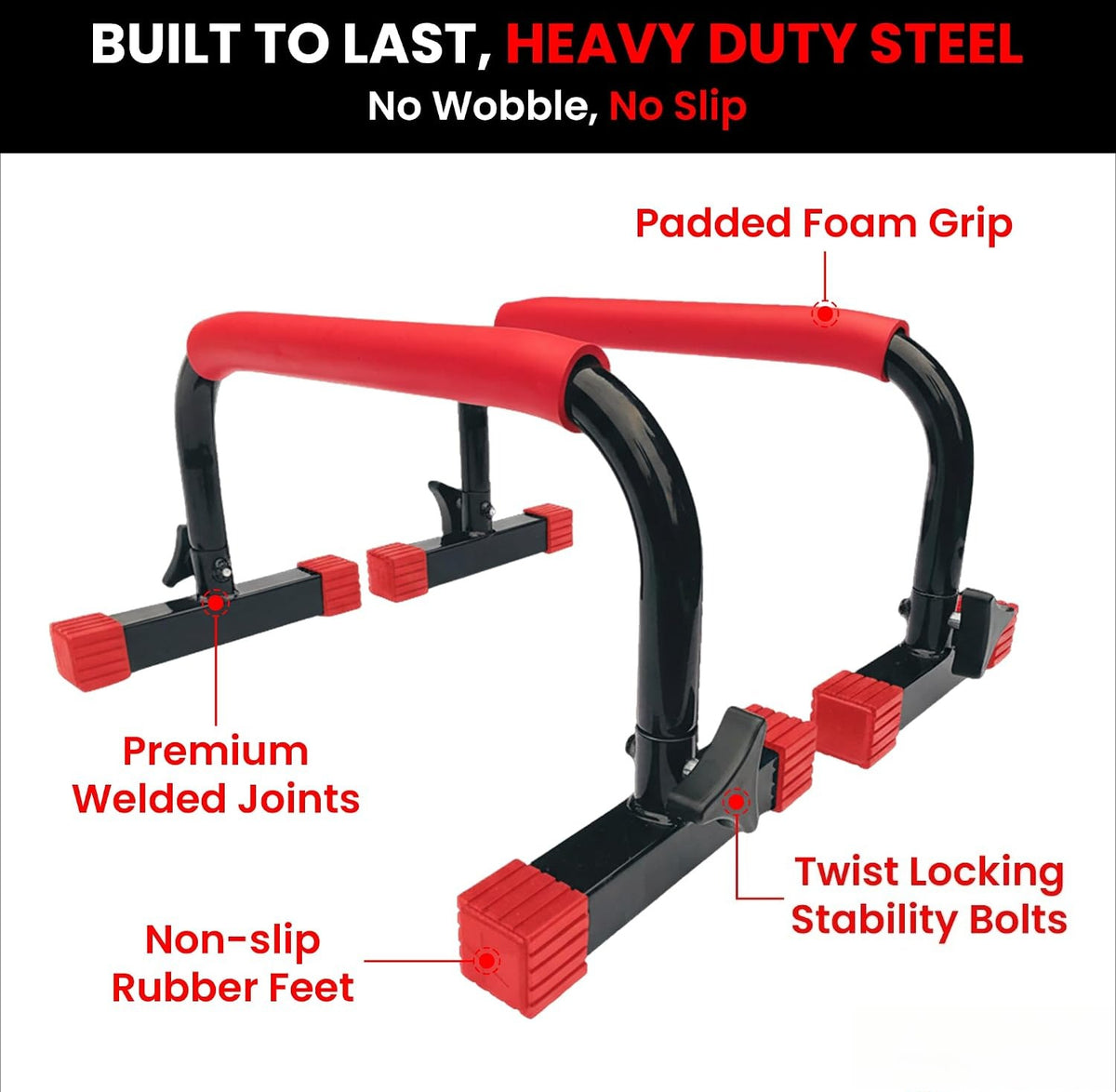 Calisthenics Parallette Dip Station