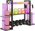3‑Tier Adjustable Dumbbell Weight Rack